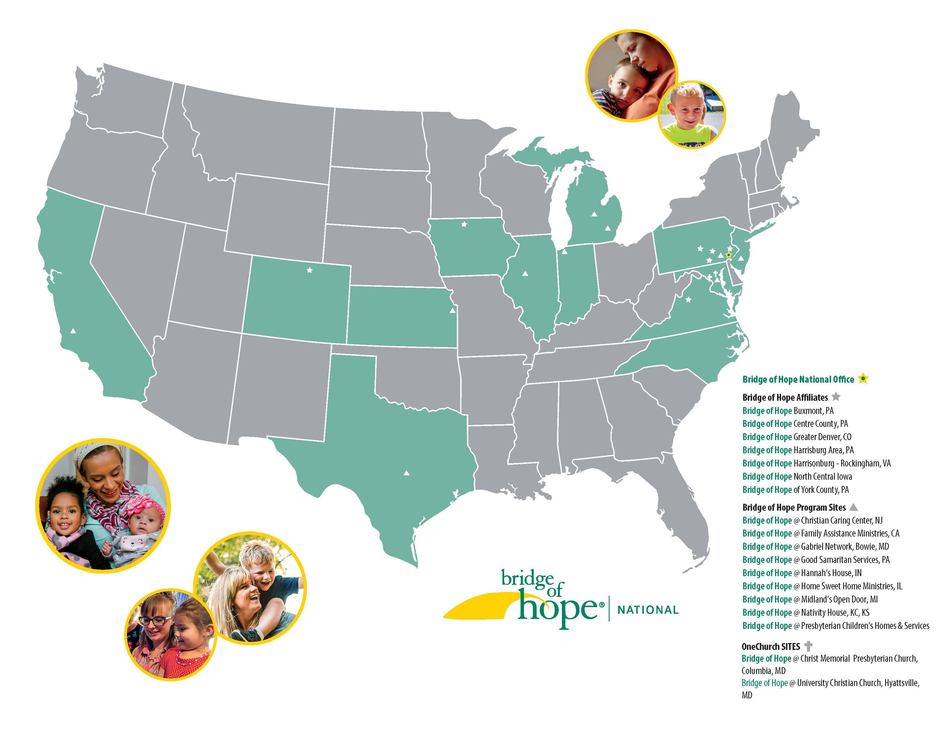 Bridge of Hope Map of Locations 2019 01 Bridge of Hope